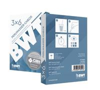 BWT Lot de 3 x 6 bandelettes pour test de dureté de l’eau | Perlwasser-Check | Résultat rapide en 1 minute | Analyse facile de l’eau du robinet ou adoucie