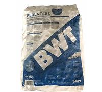 BWT Perla TABS Lot de 25 kg de sel régénérant, 99,9 % de pureté, avec chiffon multifonction Sanvo, un produit Sanvo