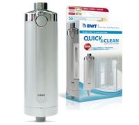 BWT Quick & Clean Système de filtration anticalcaire avec 1 cartouche filtrante | Protection anticalcaire salle de bain | Filtre de douche en ligne Filtre à eau | Auto-montage