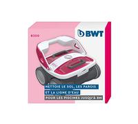 BWT Robot de piscine B200 | Nettoyage optimal du sol, des murs et de la ligne d'eau pour piscines jusqu'à 8 m | Meilleure performance de filtration | Résultat de nettoyage rapide | Facile à nettoyer |