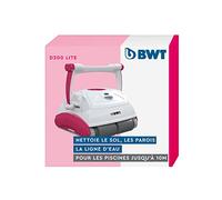 BWT Robot de Piscine D200 Lite | Nettoyage Optimal du Fond, des parois et de la Ligne d'eau | Meilleure Performance de Filtration & Nettoyage Rapide | Aspirateur de Piscine Facile à Nettoyer