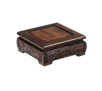 Bx9rE7tK3g Présentoirs à bonsaïs Bases Miniatures en Bois d'ébène for bonsaïs, Services à thé, Vase, Figurines, présentoir Support de Pot de Fleur(Grand)