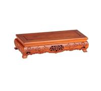 Bx9rE7tK3g Présentoirs à bonsaïs Service à thé et café en Bois de qualité supérieure, Vase sur Pied, bonsaï, Plante rectangulaire, étagère décorative Support de Pot de Fleur(Petit)