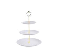 Bx9rE7tK3g Support à gâteaux Présentoir à cupcakes 3 niveaux, support desserts, noix, bonbons, gâteaux, plateau de service décoratif for fête Présentoir à gâteaux(Blanc)