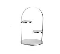 Bx9rE7tK3g Support à gâteaux Présentoirs à gâteaux ronds plusieurs niveaux, présentoirs de buffet et supports desserts créatifs Présentoir à gâteaux(Silver,Petit)