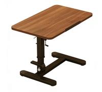 Bx9rE7tK3g Table d'appoint Bed Desk Laptop Adjustable Sofa Side Table Folding Meubles de Salon(Walnut)