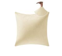 BXFUL Housses de Coussin de Siège de Canapé,Housse de Protection en Velours Extensible, Housses de Coussin de Canapé de Remplacement pour Coussin Individuel (Taie d'oreiller,Beige)