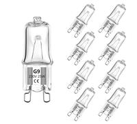 BXXKXMC Ampoule G9 25W 230V Dimmable Blanc Chaud, Halogène Tolérance 300°C Pour Four Micro-ondes Cuisinière Plafonniers