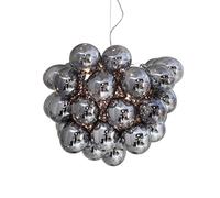 By Rydens 4200440-4505 Plafonnier Verre/Métal Gris