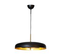 By Rydéns Lampe à suspension Shelby Ø50 cm Noir-doré