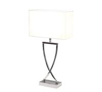 By Rydéns Lampe de bureau Omega 52 cm chrome-blanc
