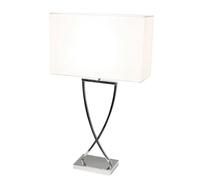 By Rydéns Lampe de bureau Omega 67 cm chrome-blanc