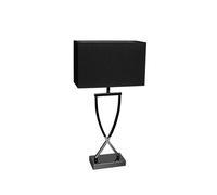 By Rydéns Lampe de table Omega noir/chome. h 52 cm