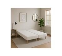 by sommiflex SOMMIER TAPISSIER Blanc 80x200x2 (160x200) | Fabrication FRANÇAI