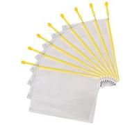 by tarifold Pochette à zip ZIPPER, A4, PVC, jaune