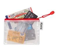 by tarifold Pochette à zip ZIPPER, A6, PVC, rouge