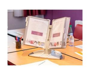 by tarifold Pupitre de table 'Design', gris clair/gris