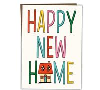 BYANIKA Carte Happy New Home | Cartes de pendaison de crémaillère | Cartes You're Moving | Cadeau de bienvenue sur votre pendaison de crémaillère | Félicitations et félicitations | Pour un couple, un