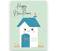 BYANIKA Carte « Happy New Home » | pendaison de crémaillère, vous déménagez, bienvenue dans votre maison, cadeau de pendaison de crémaillère, félicitations, félicitations | Pour couple, partenaire