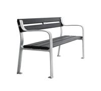 Byarums bruk Canapé Joy Lasure acajou noir. support en aluminium brut