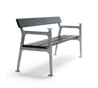 Byarums bruk Canapé Vilamoura Lasure acajou noir. support en aluminium brut
