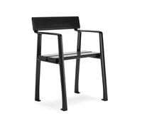 Byarums bruk Fauteuil Piccolo Lasure acajou noire. support noir