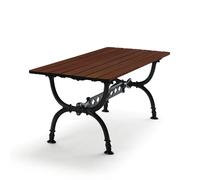 Byarums bruk Table Byarum 142x72 cm Lasure pin brun. support noir