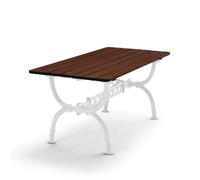 Byarums bruk Table Byarum 142x72 cm Pin brun lasure. support blanc