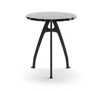Byarums bruk Table de café Odd Noir. support laqué noir. bord ondulé