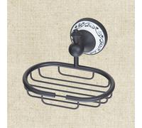 BYBLIS porte-savon de salle de bain en laiton noir RETRO