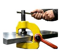 ByBoDi Pince de Levage à vis 1,5T/3T, Pince de Levage Robuste pour plaques, procédé de forgeage intégré, 4400/6600 lbs, Aucune déformation sous Charge Lourde pour Le Levage d'acier 3t-2items