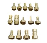 BYCIFRLG Garden Plumbing 6-19mm, Pipe Connection to 1/2" Thread, Aquarium Drain Hose, Joinery Irrigation Pipe System, 30 Pipe Fittings (Color : Internal Thread 19mm, Size : 6mm)