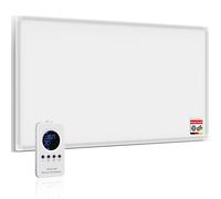 Byekalt Chauffage infrarouge 720 W avec thermostat, chauffage infrarouge mural, chauffage soufflant économe en énergie, chaleur de bien-être rapide, sécurité certifiée TÜV