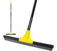 Byfoyif Balai Raclette Sol Large 44,2 cm, Raclette Douche Sol Démontable Long de 150 cm, Raclettes de Nettoyage de Poussières, Liquides et Poils d'animaux, pour Bois Dur Carrelage Cuisine Terrasse
