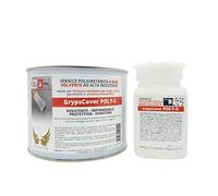 BYGRYPS GrypsCover POLY-S Gris clair 7035, 0,5 kg Peinture polyuréthane bi-composante, protection pour coque, métaux et sols, résistant à l'usure et agents chimiques, haute adhérence