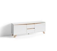 byLIVING Meuble TV Valentin avec 2 Portes et 2 tiroirs