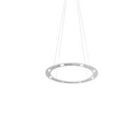 Byok Piani Rondo 68 Down Pendelleuchte, aluminium mat, rosette B3 (avec LED)
