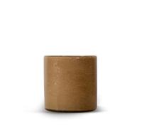 ByON Calore M 5280600203 Bougeoir - Lanterne Faite à la Main en Verre épais Beige Classique - Multifonction comme Vase, Support de lumière ou de Bol - Design Unique 15 x 15 x 15 cm