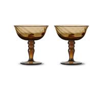 Byon Coupe à champagne italienne Opacity 15 cl lot de 2 Brun