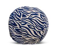 Byon Coussin Anima Ø35 cm Zebra-bleu