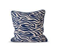 Byon Coussin Anima M 50x50 cm Zebra-bleu