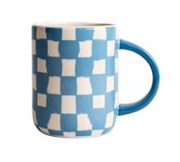 Byon Mug Liz à carreaux 28 leu-blanc