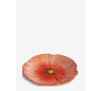 ByOn Poppy 5283908106 Assiette à petit-déjeuner en forme de fleur rouge en grès 21 cm