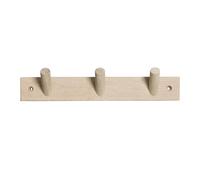 Byon Porte-manteaux Else naturel 3 boutons