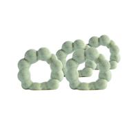 Byon Rond de serviette Porto lot de 4 Vert menthe