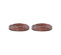 Byon Sous-verres Veggie Ø10 cm lot de 2 Bordeaux