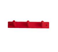 Byon Support mural avec crochets Else. 3 crochets Rouge