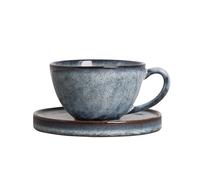 Byon Tasse avec soucoupe Jade bleu