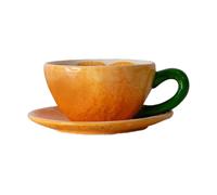 Byon Tasse avec soucoupe Mandarie 25 cl Orange