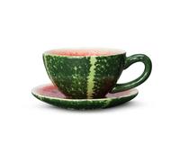Byon Tasse Watermelon avec soucoupe 25 cl